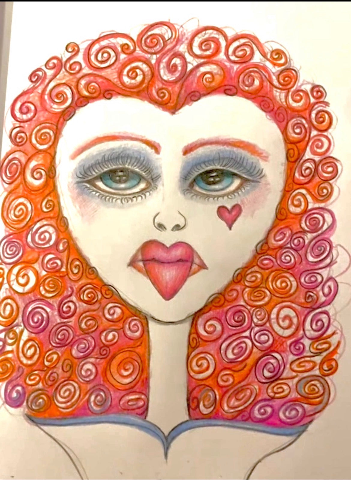 ‘Queen of Hearts’ A4 Variable Edition print