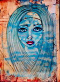‘Blue’ A4 Hand finished Variable Edition print